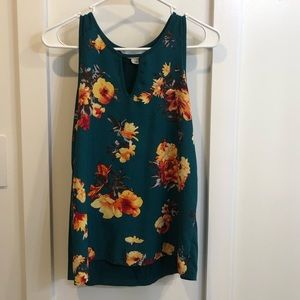 Market & Spruce Embry Mixed Material Top